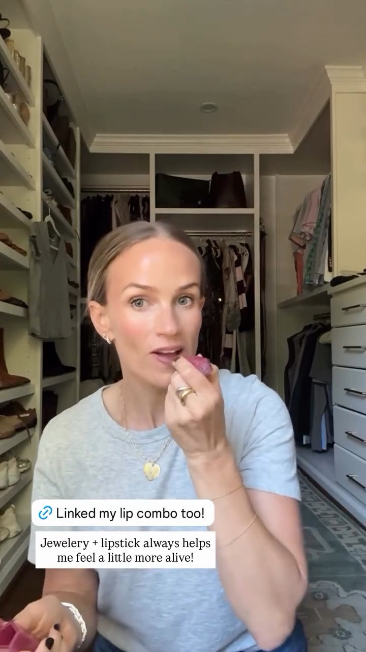 @haverhill @madewell @fentybeauty @bareminerals @fahertybrand  Jewelery + lipstick always helps me feel a little more alive!
