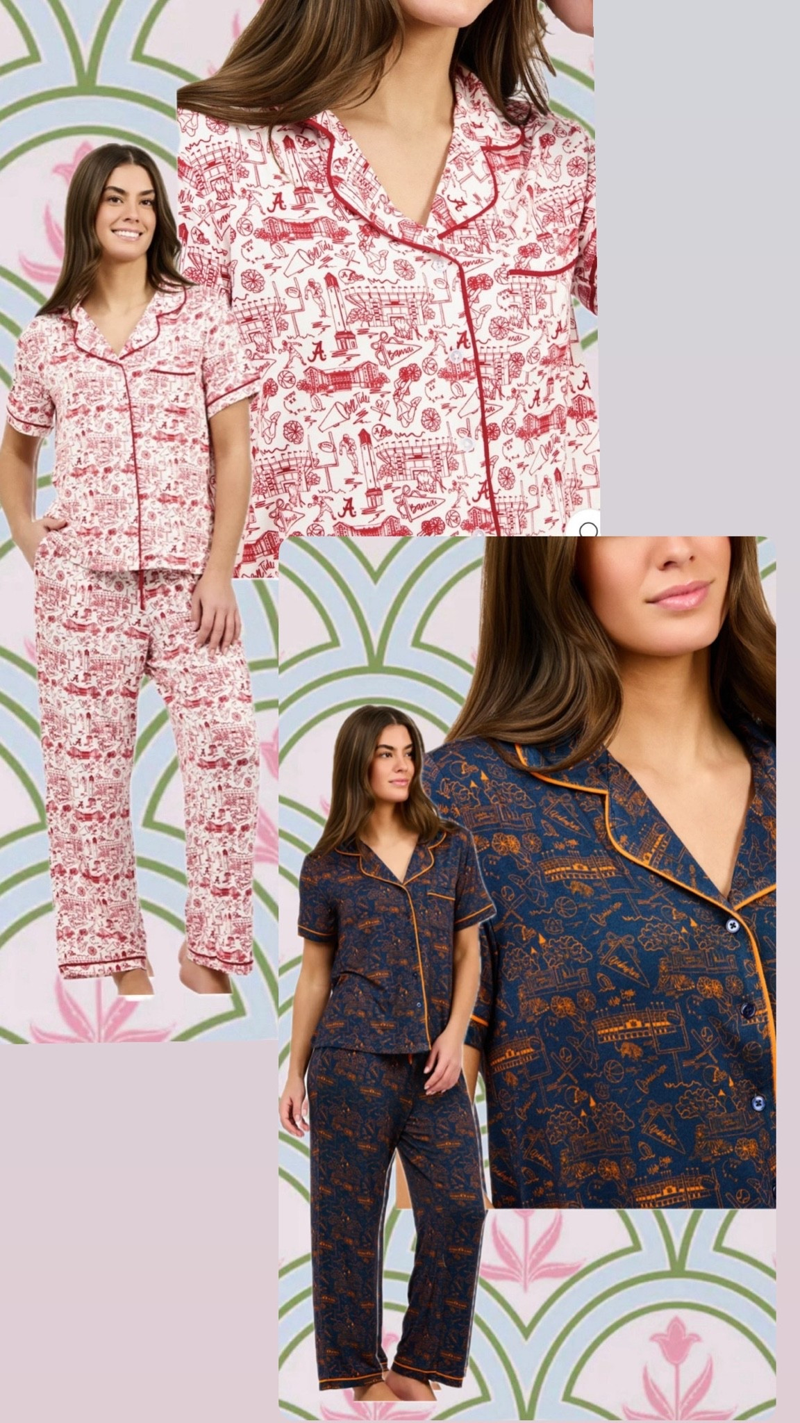 The Iron Bowl of pajamas! Are you Roll Tide or War Eagle?