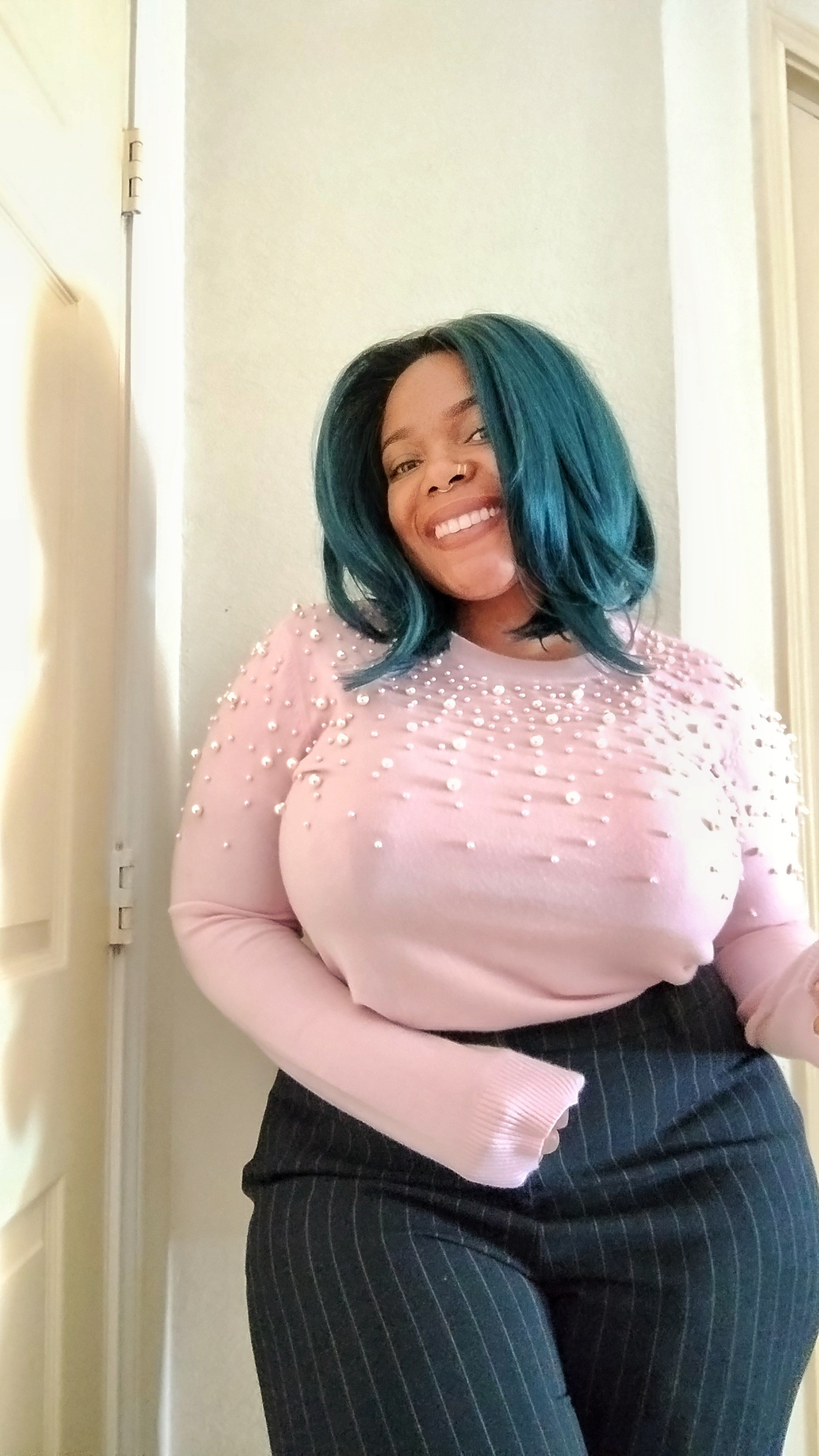 Here's a cute spring outfit perfect for Easter or even workwear.🐇💖🧺

#LTKootd #LTKMidsize #LTKWorkwear