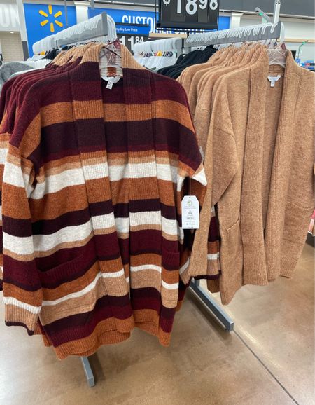 Striped Cardigan | Tan Cardigan | Fall Outfit Inspo | Walmart Fashion | Layering Sweater 

#LTKstyletip #LTKfindsunder100 #LTKfindsunder50