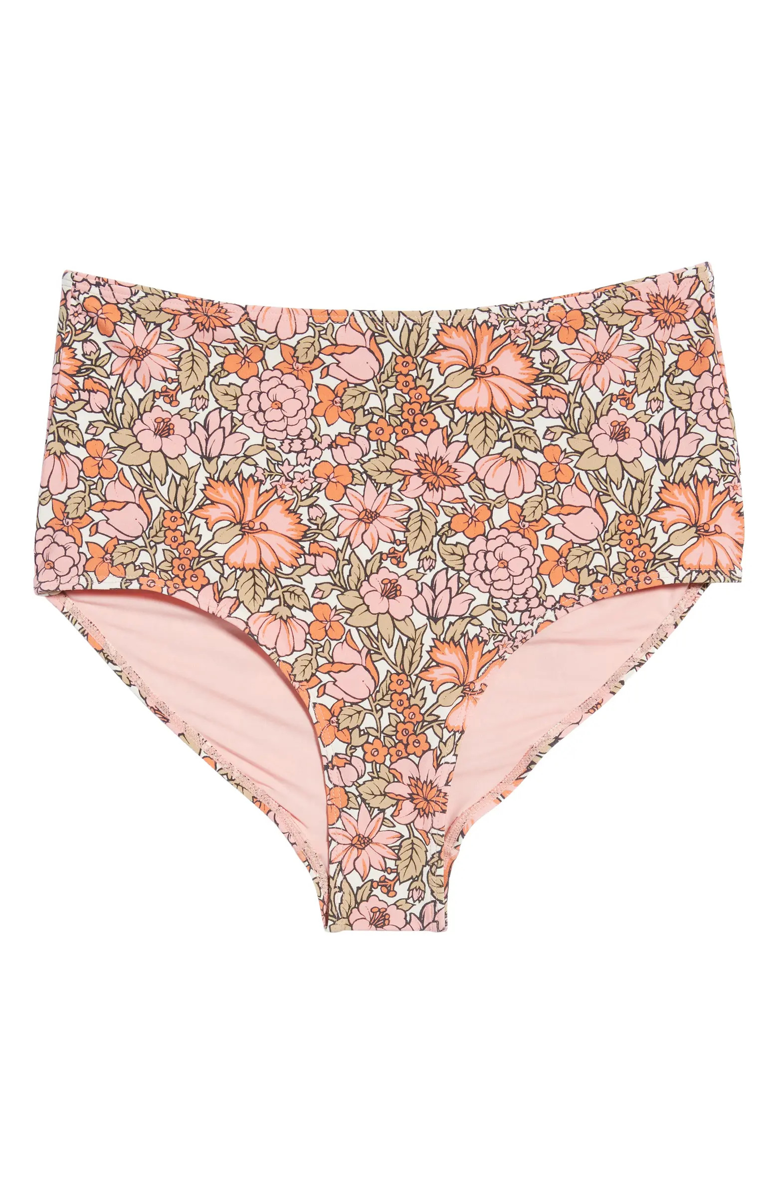 & Other Stories Floral High Waist Bikini Bottoms | Nordstrom | Nordstrom