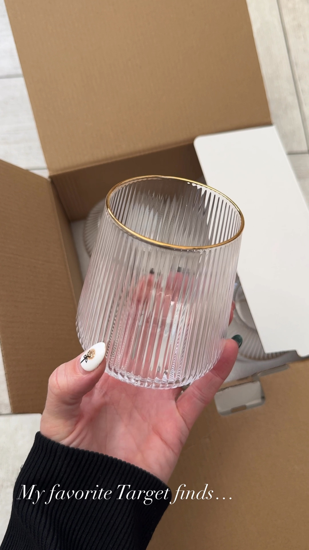 4 for $20, I have a thing for ribbed stemless wine glasses!  You can’t beat this Price.

#WineGlasses #StemlessWineGlasses #TargetFINDS #HolidayTable #HolidayParty  

#LTKHome #LTKParties #LTKWatchNow