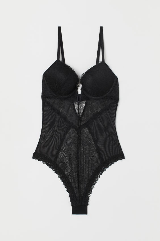 Lace Push-up Bodysuit | H&M (US + CA)
