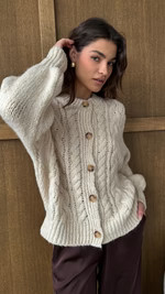 EVIE CARDIGAN - IVORY | Charli