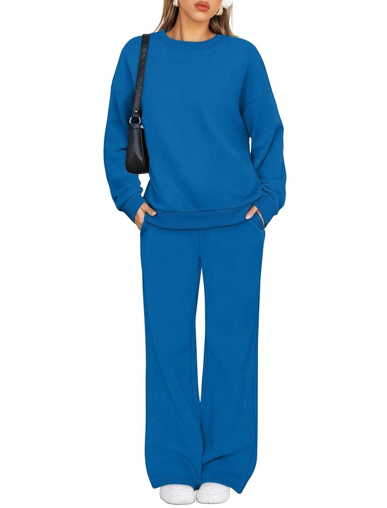Women 2 Piece Outfit Matching Lounge Set | Amazon (US)