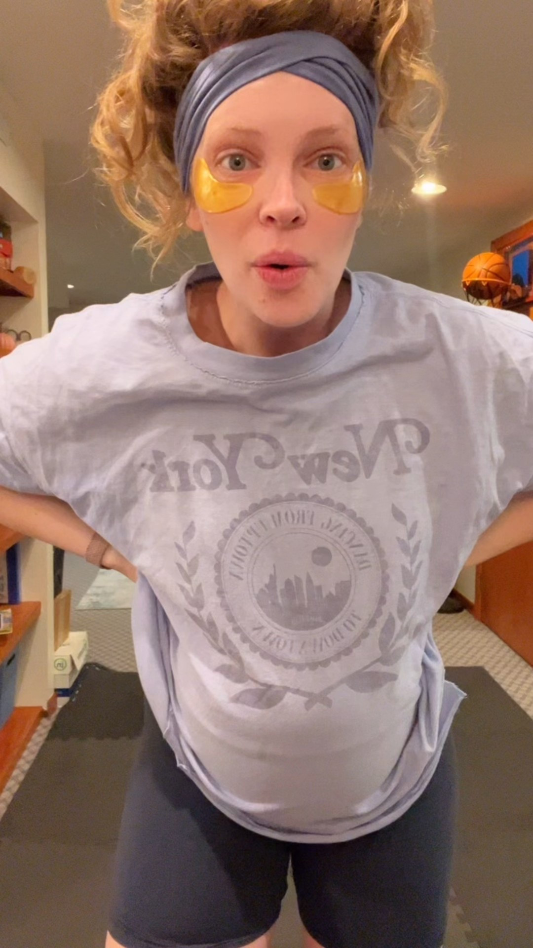 Workout fit of the day @ 29 weeks 3 days pregnant! 

Key is to find great maternity biker shorts! Then size up in the bras and wear an oversized t-shirt and you are GOOD 👍 😍

#LTKStyleTip #LTKBump #LTKBaby