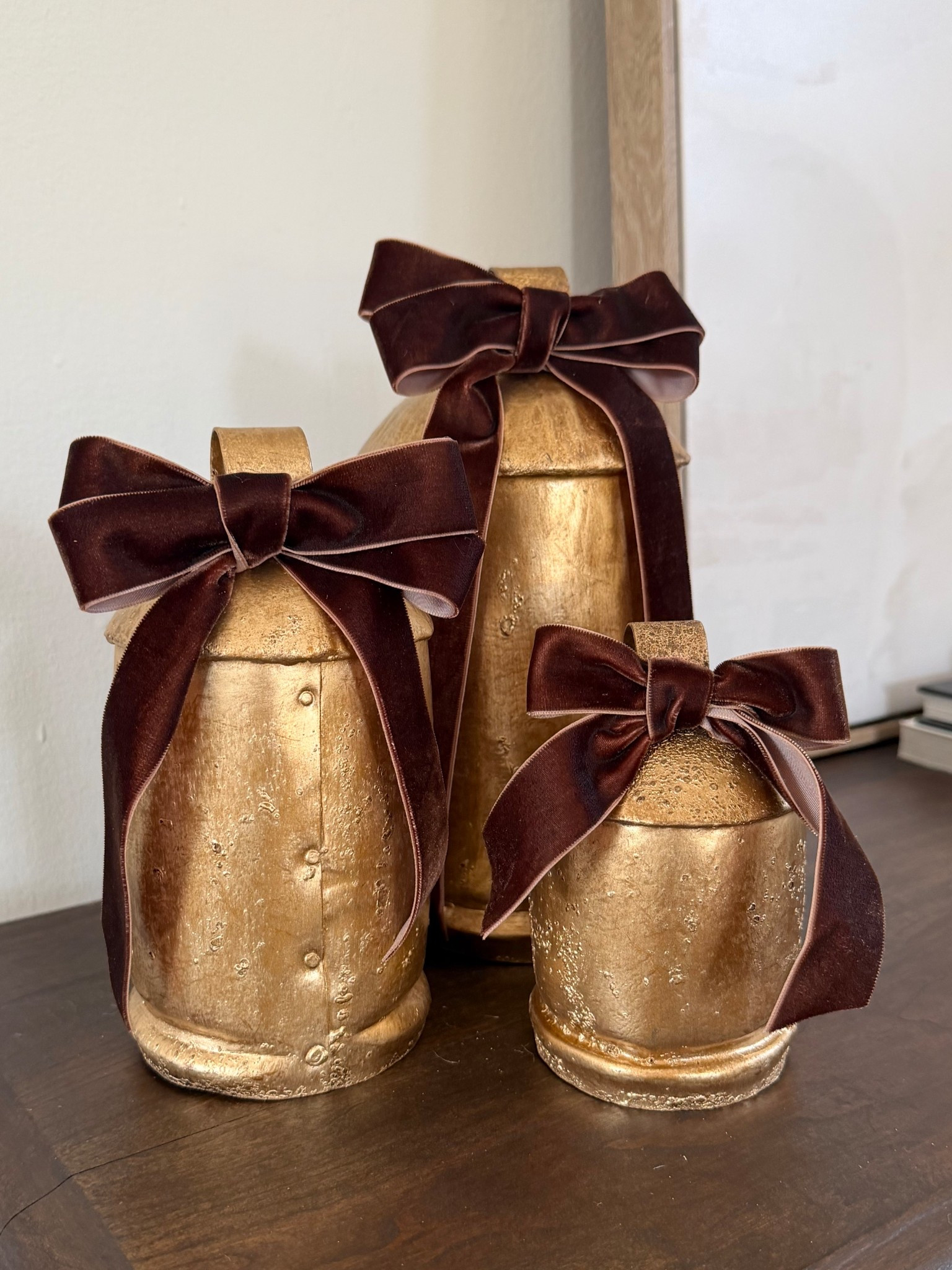 My favorite bell and ribbon combo! 