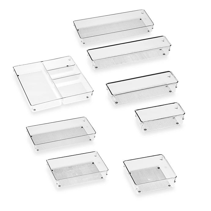 iDesign® Linus Acrylic Drawer Organizers | Bed Bath & Beyond