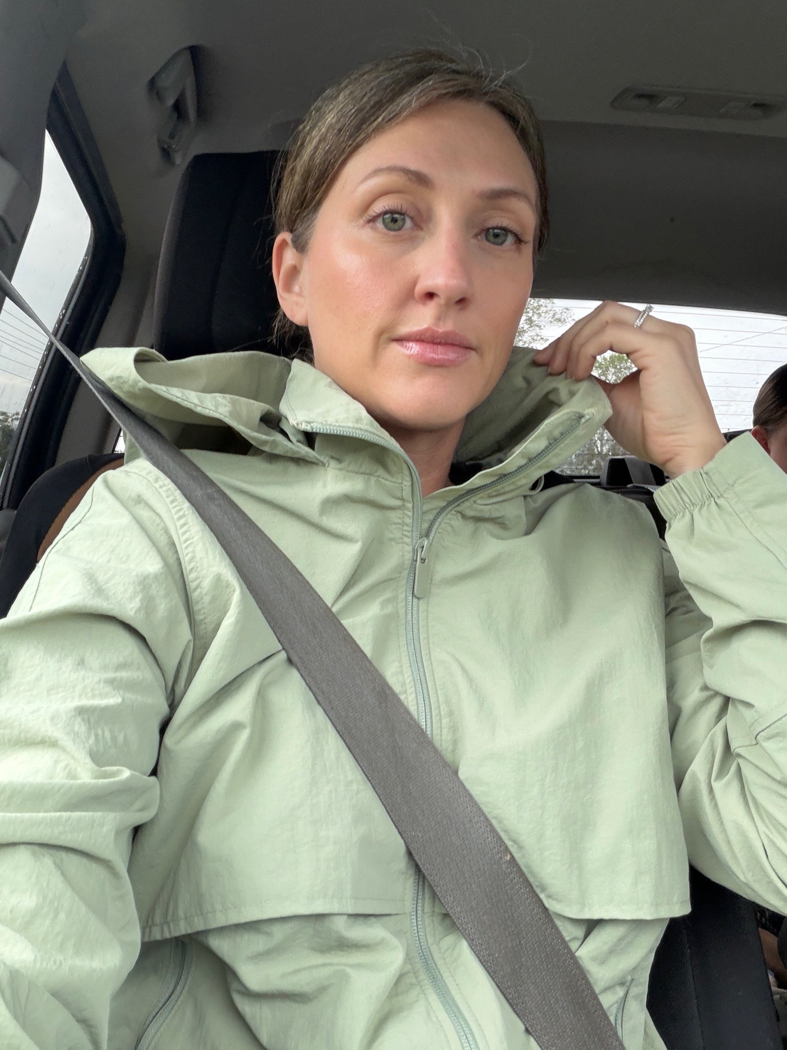 Rainy day calls for this jacket