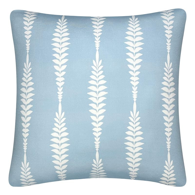 Blue Fern Print Throw Pillow, 18" | At Home