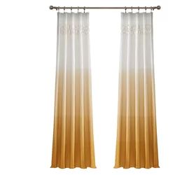 Higbee 100% Cotton Ombre Semi-Sheer Rod Pocket Single Curtain Panel | Wayfair North America