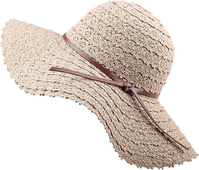 FURTALK Summer Beach Sun Hats for Women UPF Woman Foldable Floppy Travel Packable UV Hat Cotton, ... | Amazon (US)