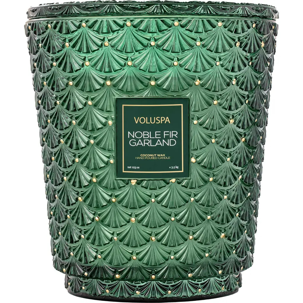 Voluspa Noble Fir Garland Candle 5-Wick Hearth Candle at Nordstrom, Size 120 Oz | Nordstrom
