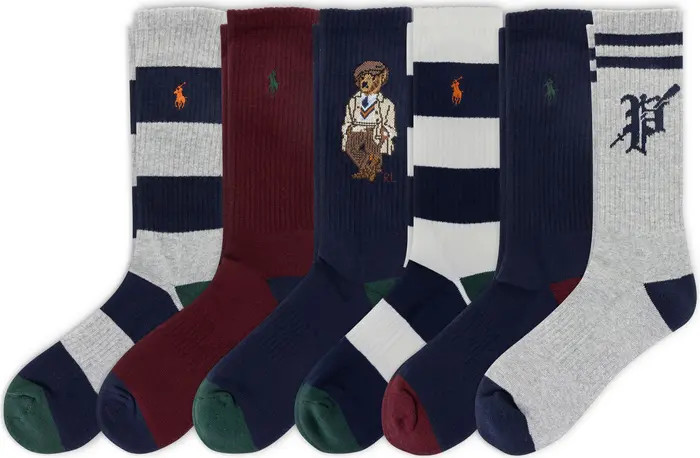 Assorted 6-Pack Crew Socks | Nordstrom