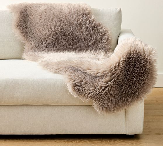 Luxe Faux Fur Double Length Hide | Pottery Barn (US)