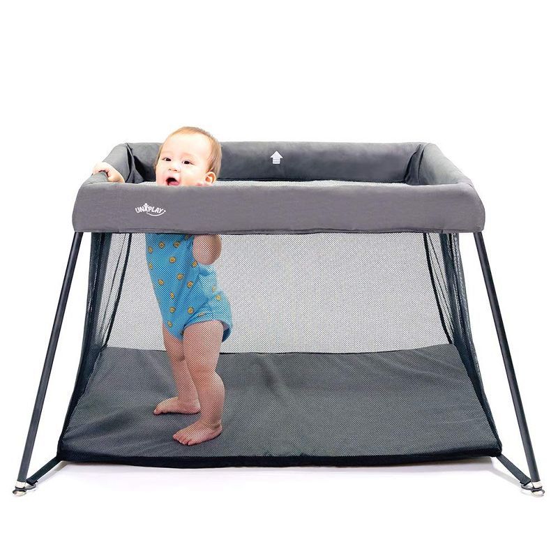 UNiPLAY Foldable Lightweight Travel Crib for Infants and Toddlers | Target