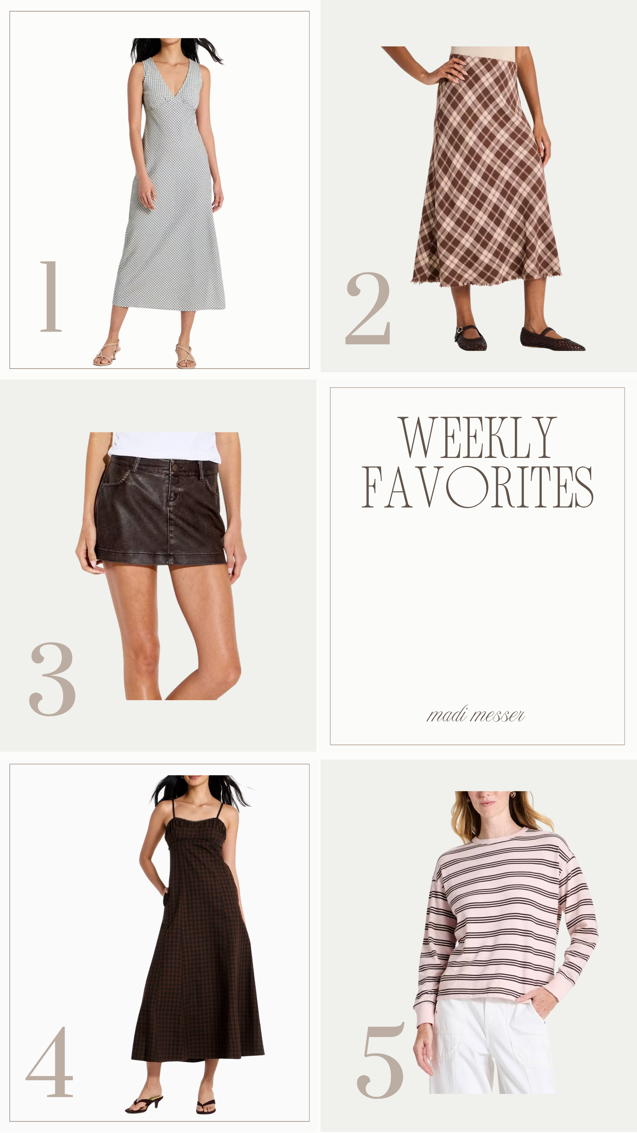 my favorites from this week! target has been killing it lately!

fall, stripes, plaid, midi skirt 

 #LTKgrwm #LTKootd #LTKSeasonal