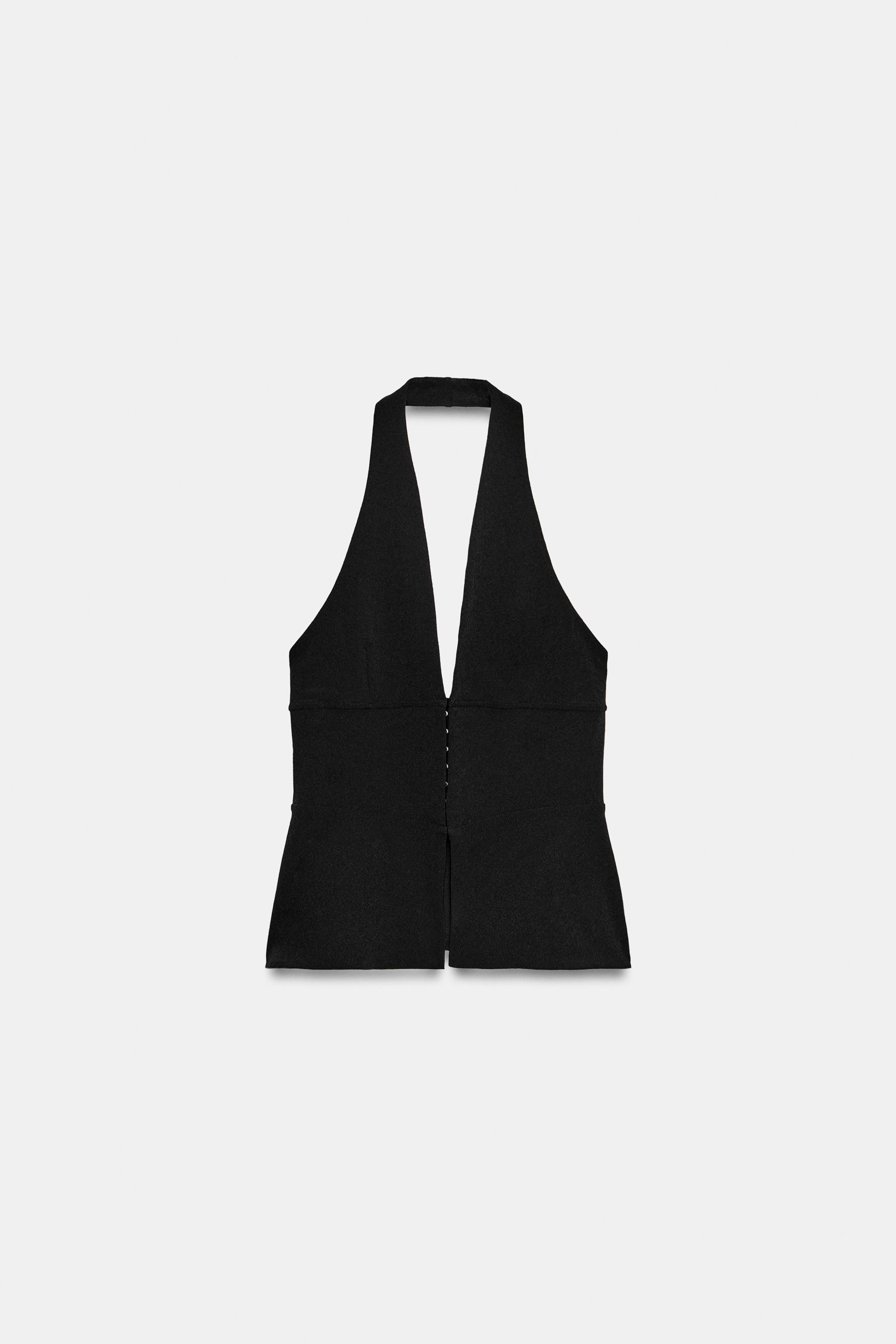 STRETCH HALTER TOP | Zara UK