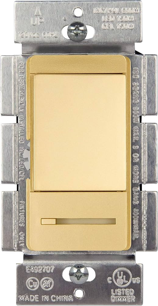 TOPGREENER Dimmer Switch with Light Adjustment Slider, Single Pole or 3 Way, 150W LED, 600W Incan... | Amazon (US)