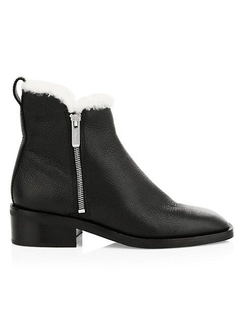 Alexa Shearling-Lined Leather Ankle Boots | Saks Fifth Avenue