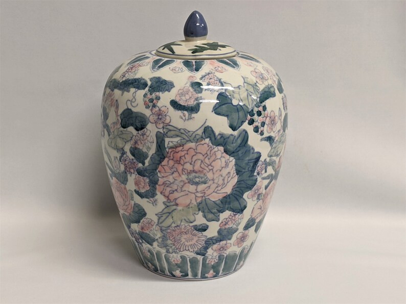 20th Century Famille Verte Lidded Ginger Jar | Etsy | Etsy (US)