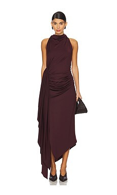 Rangel Julia Dress in Berry from Revolve.com | Revolve Clothing (Global)