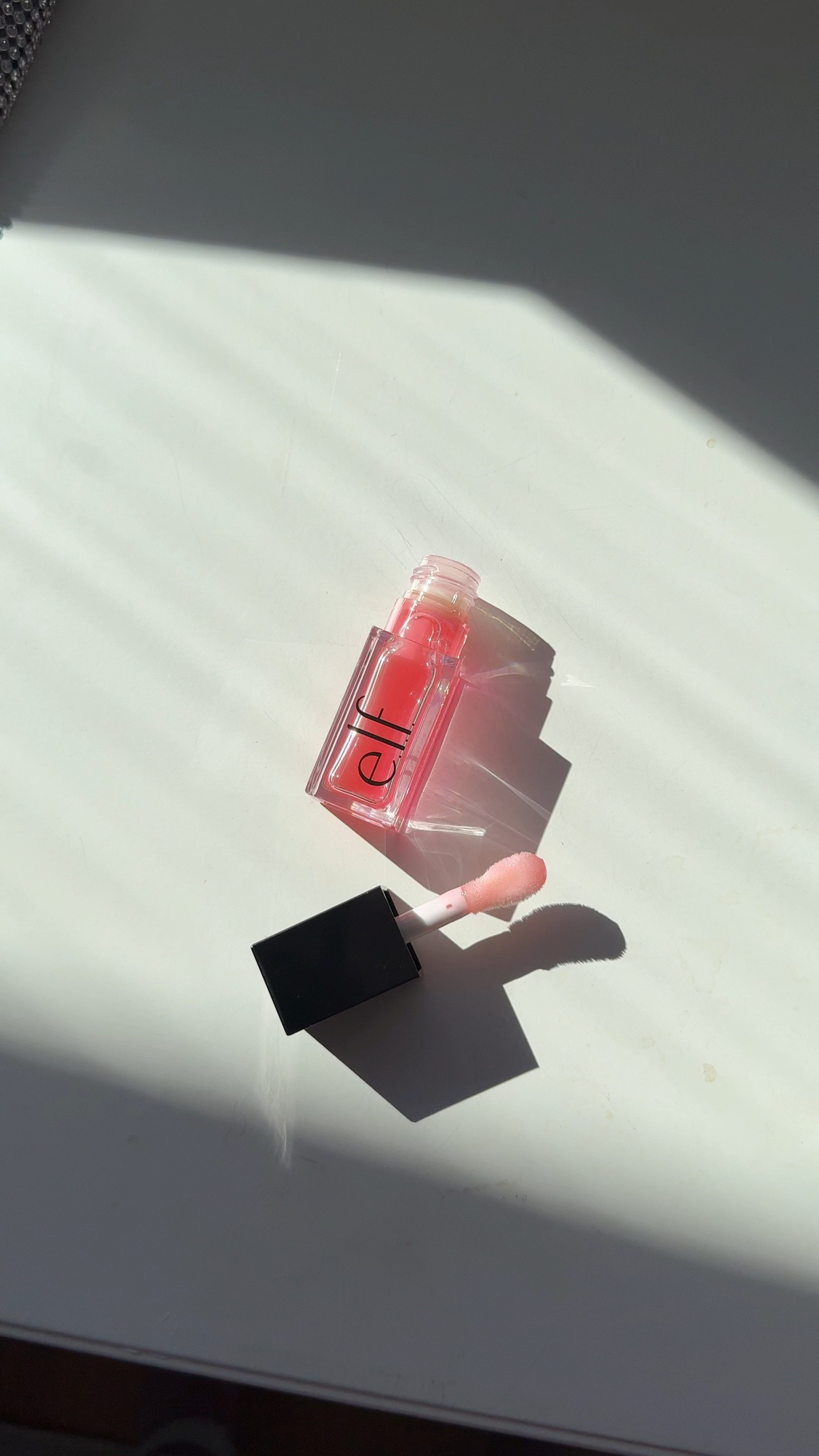 e.l.f. lip oil in shade pink quartz 
e.l.f. cosmetics 
Pink beauty 

#LTKxelfCosmetics  #LTKSeasonal 

#LTKbeauty #LTKsummer