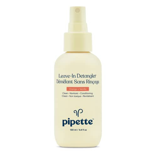Pipette Leave-In Hair Detangler - Silicone-free Kids Detangling Spray - 100% Plant-Derived Nourishing Squalane - Orange + Vanilla Aroma, ALL Hair Types & Textures, 4.4 fl oz | Amazon (US)