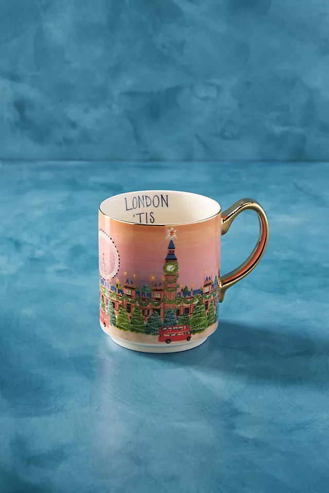 Christmas Time In The City Mug | Anthropologie (US)
