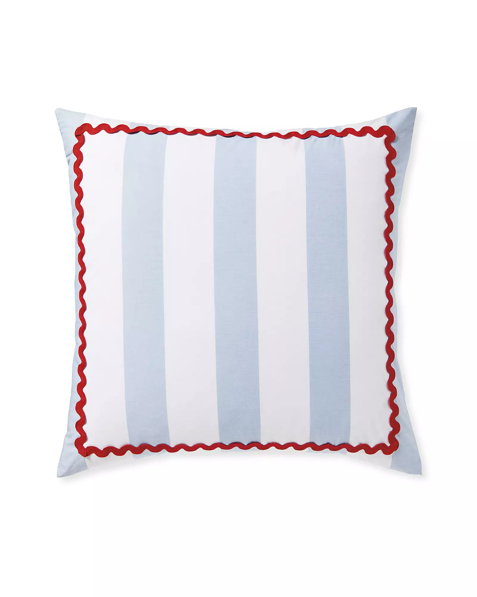 Beach Club Percale Stripe Sham | Serena and Lily
