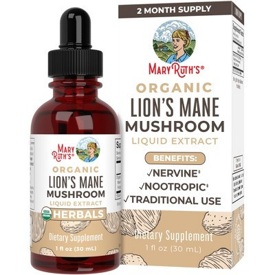 MaryRuth's Lion's Mane Drops, Org, 1 oz | Target