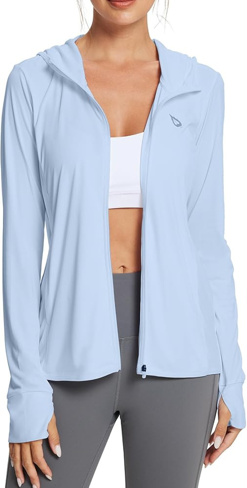 BALEAF Women's UPF 50+ Sun Protection Shirts SPF Jacket UV Cooling Hoodie Long Sleeve Summer Clot... | Amazon (US)
