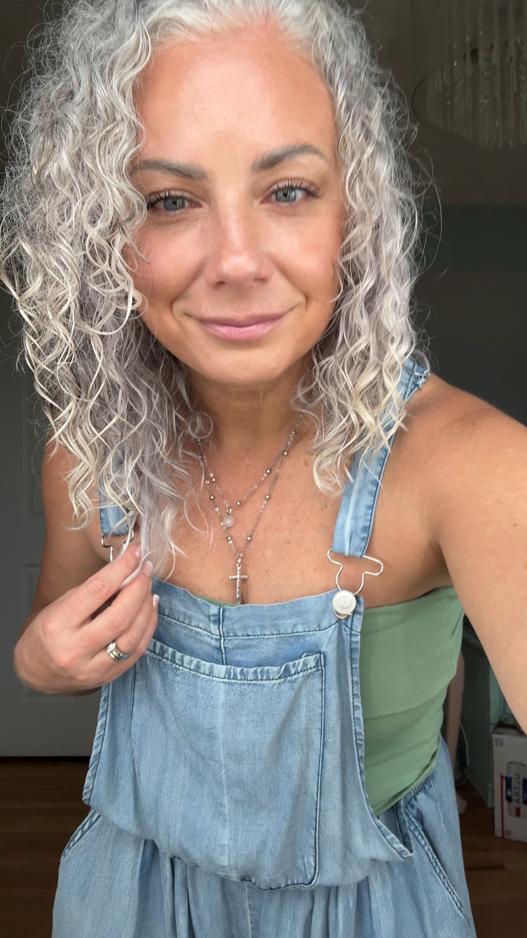 Casual summer vibes with some of my favorite finds!
Tube top is American Eagle, bibs are so comfy, jelly sandals (yes, they’re back!) also from Amazon, and layered necklace from Katia Designs.
Easy, breezy, and comfy for warm days!

#LTKsummer #AmazonFashionFinds #AEStyle #Over40Style #GrayHairDontCare #SummerOutfitInspo #KatiaDesigns #OOTD #EasyStyle #LTKover40