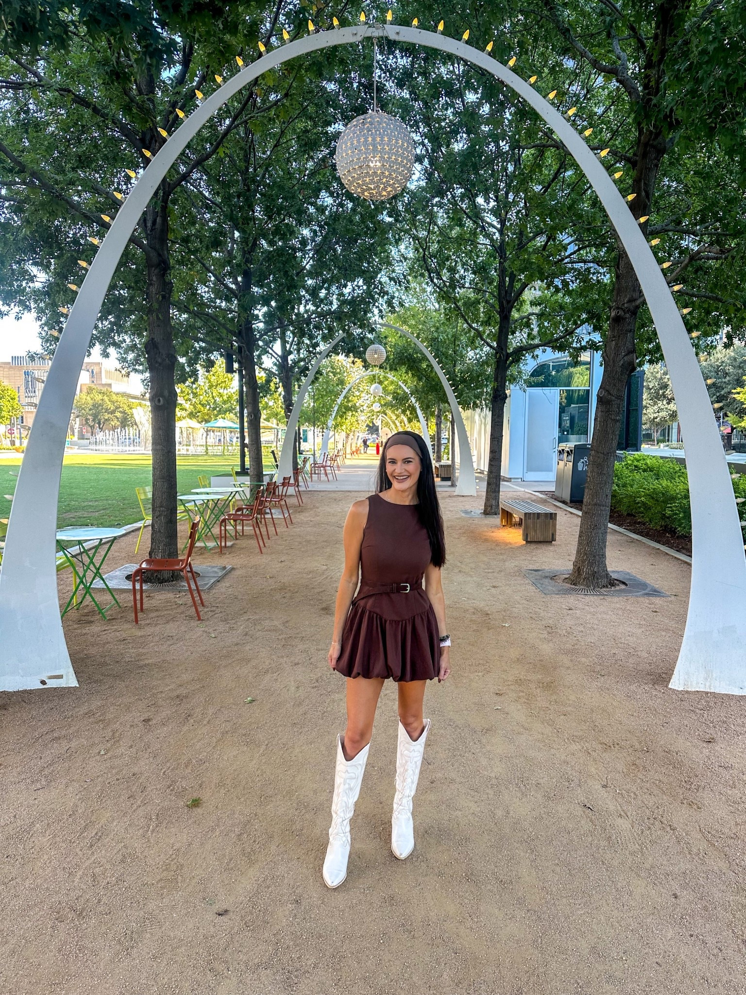 Fall outfit
Bubble dress
Brown dress
Cowboy boots

#LTKSeasonal #LTKShoeCrush