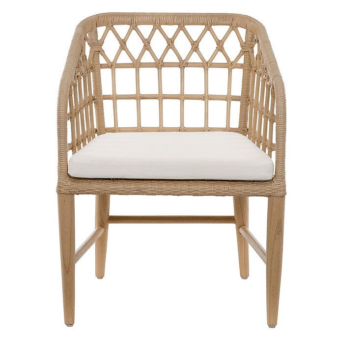 Andorra Rattan Dining Chair | Ballard Designs, Inc.