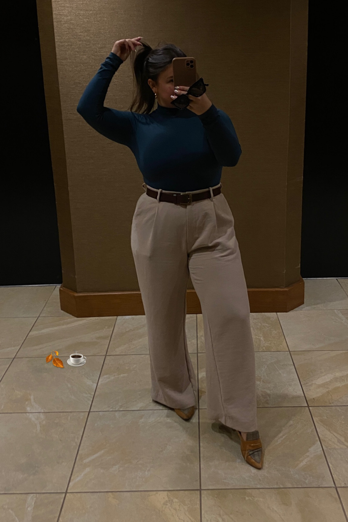 Wearing a Small in the bodysuit & a size 32 R in the trousers! The perfect fall fit 🍂🤎🤍

#LTKmidsize #LTKstyletip #LTKfindsunder100