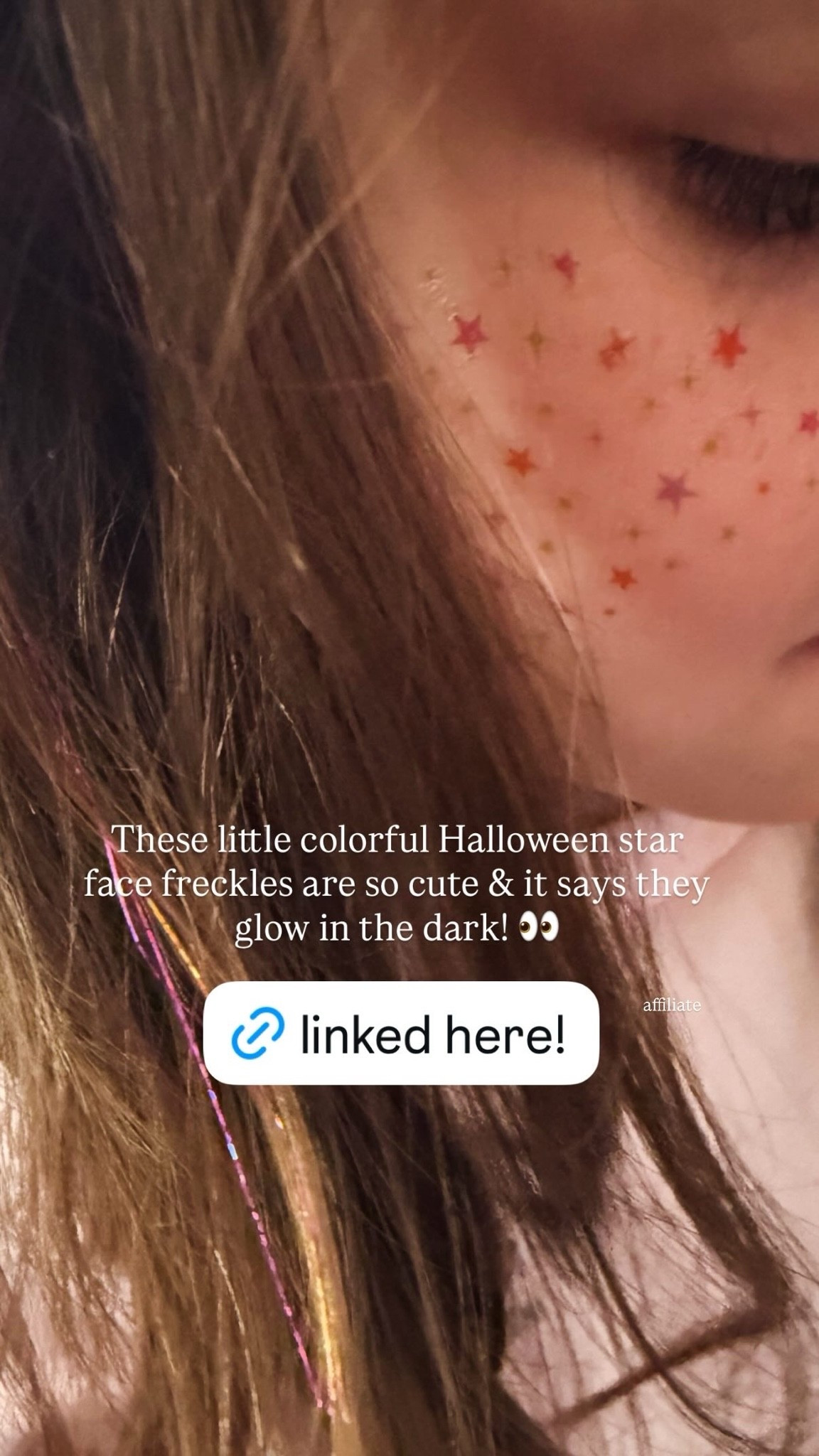 Cutest little colorful Halloween face freckles! #halloween #halloweenfinds #halloweencostume

#LTKmomlife #LTKSeasonal #LTKKids