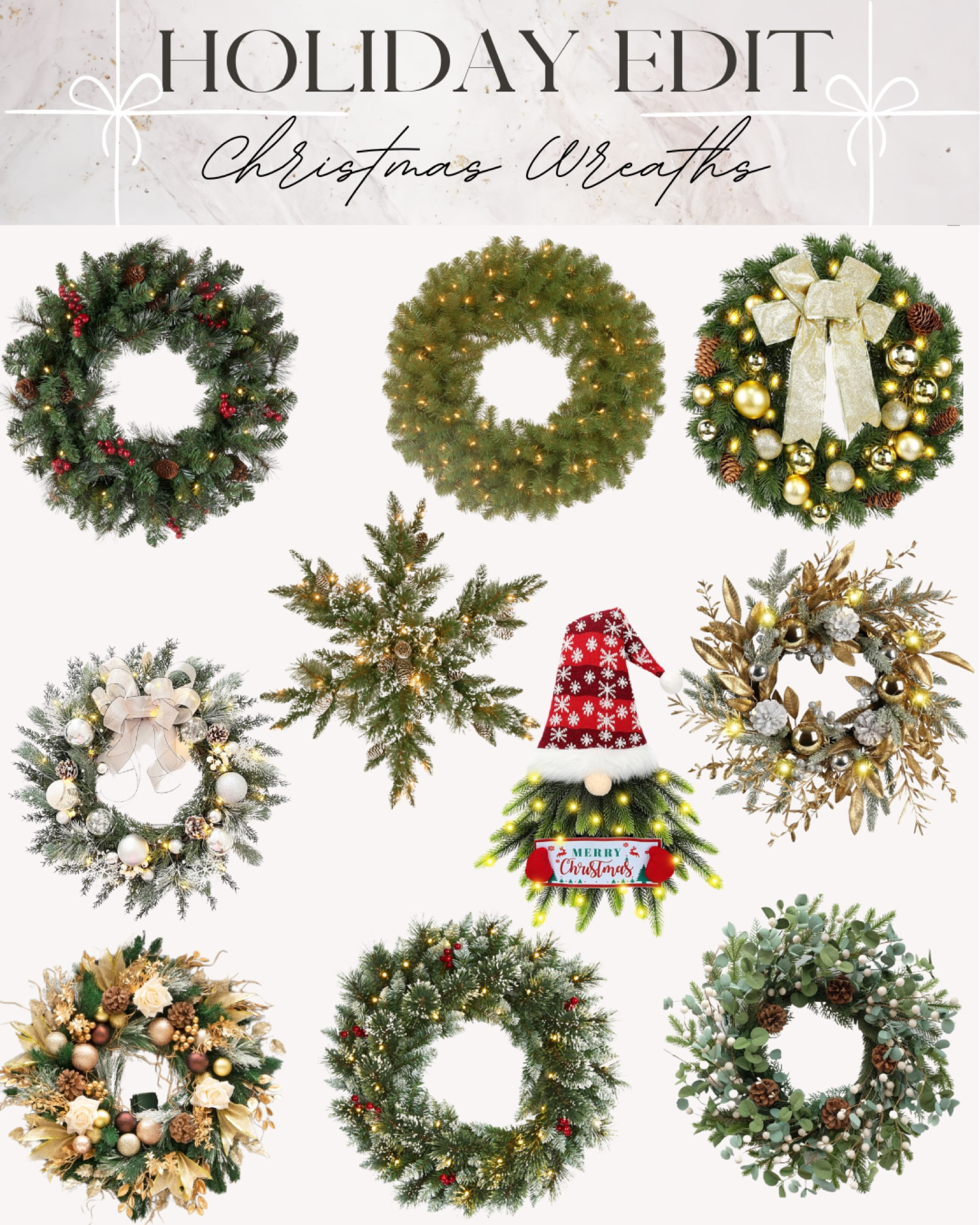 Christmas wreaths, holiday wreath, holiday decor 

#LTKHome #LTKSeasonal #LTKHoliday