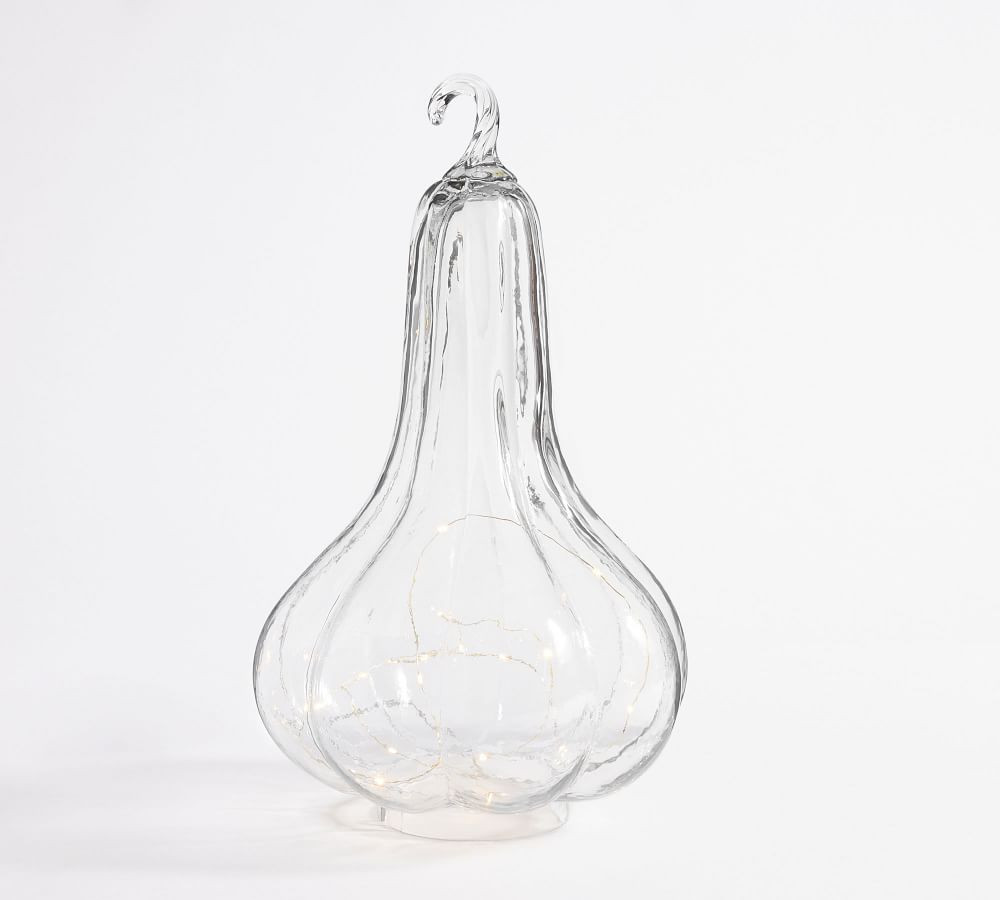 Pumpkin & Gourd Handcrafted Recycled Glass Cloches | Pottery Barn (US)
