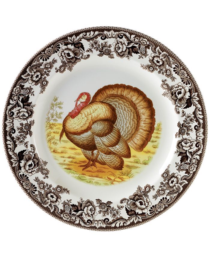 "Woodland" Turkey Dinner Plate | Macys (US)