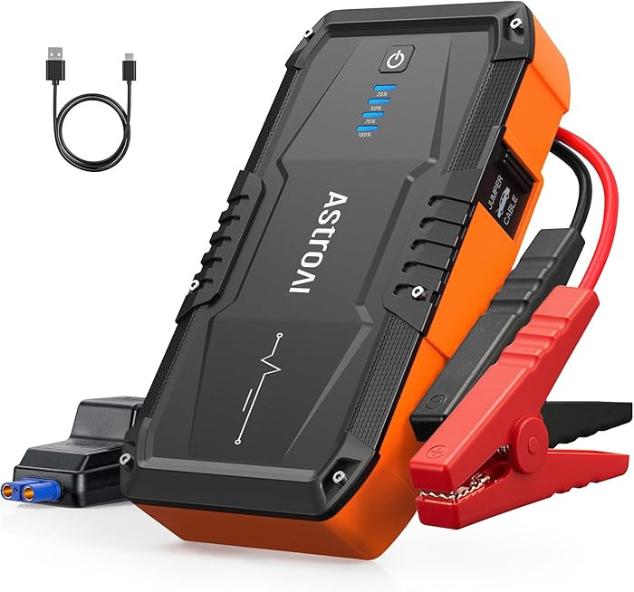 AstroAI S8 Car Battery Jump Starter, Car Jumper Starter Battery Pack for Up to 6.0L Gas & 3.0L Di... | Amazon (US)