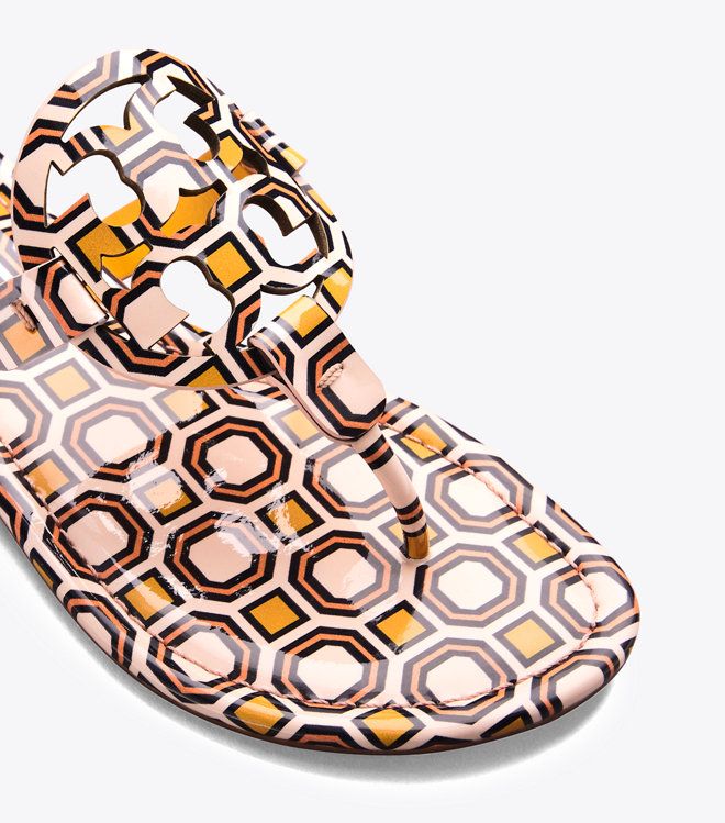 Tory Burch Miller Sandal, Printed Patent Leather | Tory Burch US