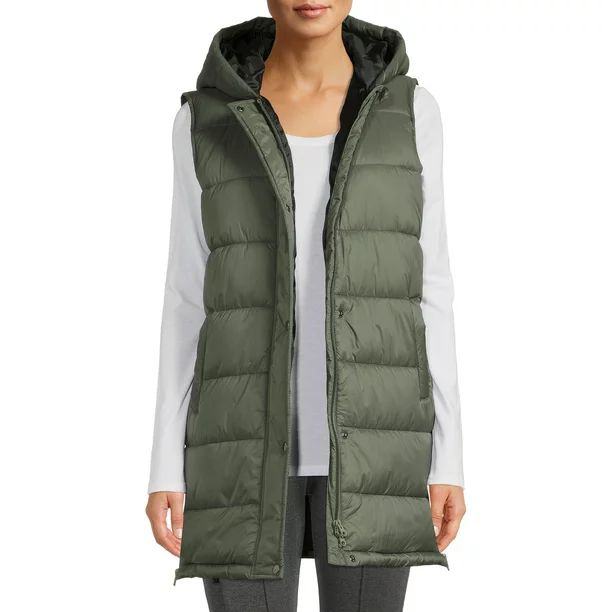 Swiss Tech Women's and Plus Hooded Tunic Vest | Walmart (US)