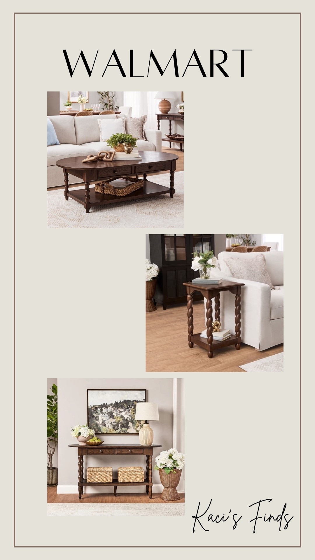 The perfect furniture to make your home look welcoming! ✨

Side table
Coffee table
Entryway table
Home finds
Walmart home
Walmart finds
My texas house

#LTKHome #LTKSaleAlert #LTKOver40