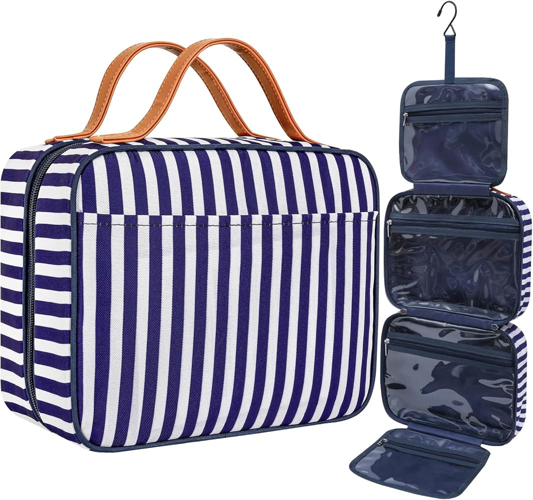 IDEATECH Large Toiletry Bag for Women - Spacious Wash Bags with Pockets, Ideal for Travel, Bathro... | Amazon (UK)