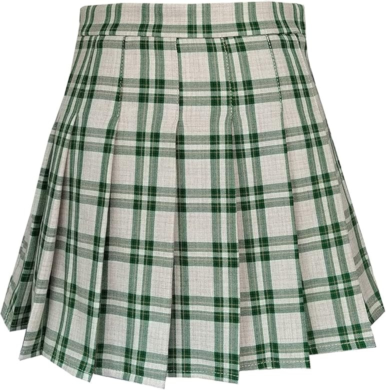 TONCHENGSD Women's High Waist Pleated Mini Skirt Skater Tennis Skirt | Amazon (US)
