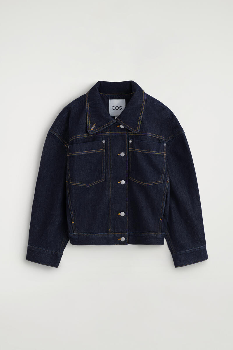 Mock-Neck Denim Jacket | COS (US)