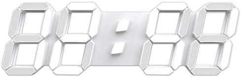 3D LED Wall Clock 15” Remote Control Digital Timer Nightlight Watch Alarm Clock for Warehouse O... | Amazon (US)