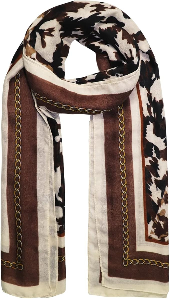 FINIZO Women's Scarves Lady Light Soft Fashion Solid Scarf Wrap Shawl for All Season | Amazon (US)