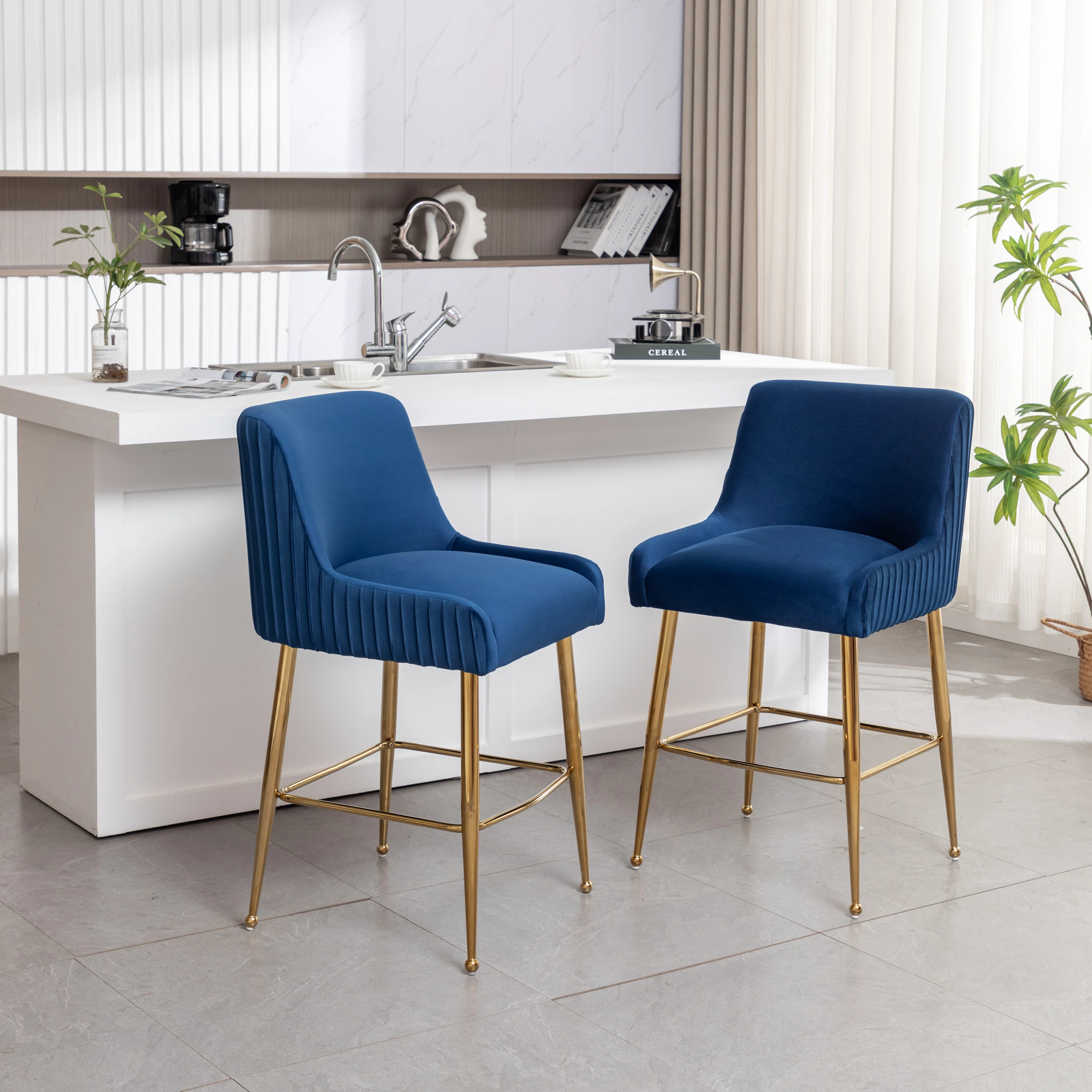 Everly Quinn Baudel Zanthia Counter Stool & Reviews - Wayfair Canada | Wayfair North America